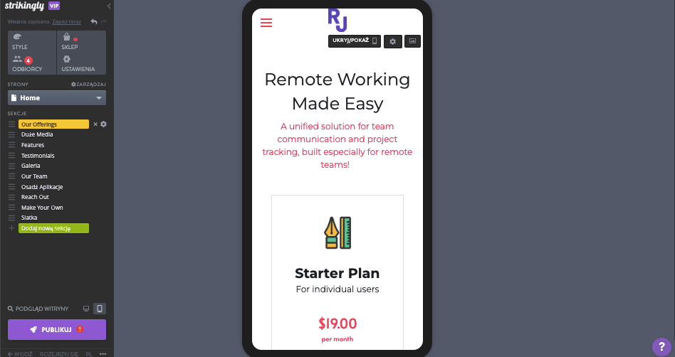 Maksymalizacja SEO dla rozszerzenia linii produktów – uderzająco – projekt przyjazny dla urządzeń mobilnych