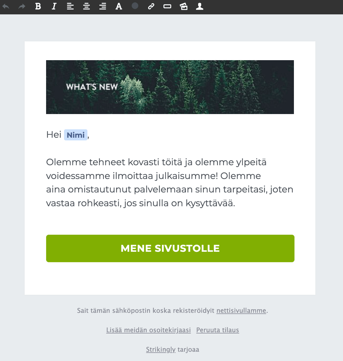 Personoidut Sähköpostiautomaatio