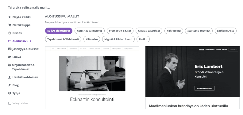 Sähköpostimarkkinointityökalujen integrointi verkkosivustojen rakennusalustoihin - Hyödynnä hämmästyttävällä tavalla saumatonta integrointia - Käytä sisäänrakennettuja ominaisuuksia upeiden aloitussivujen luomiseen