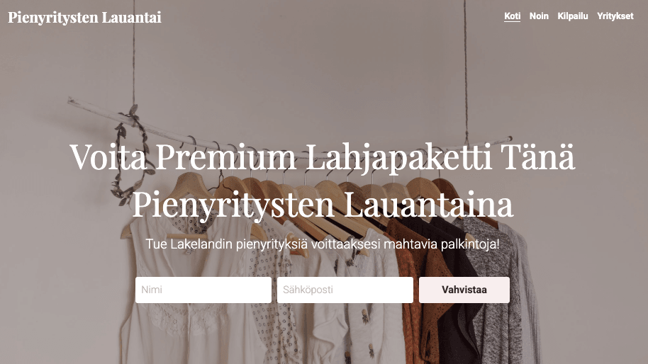 Strikinglyn Pieni Yrityskilpailumalli