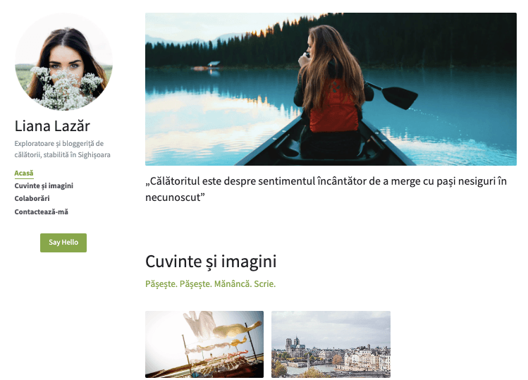 Șablon Jensen King Digital Creator de la Strikingly