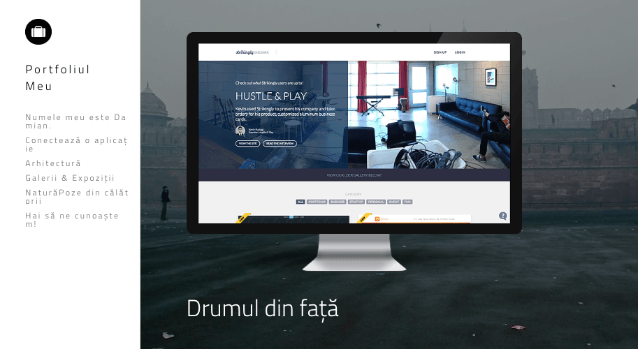 Șablon Spectre de la Strikingly