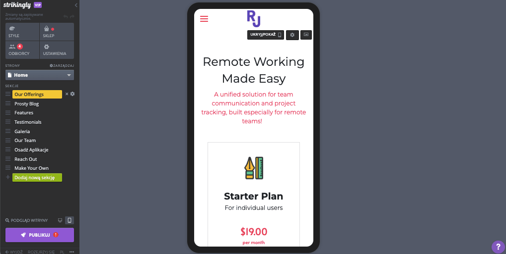 Rola Strikingly w marketingu interaktywnym – responsywność mobilna