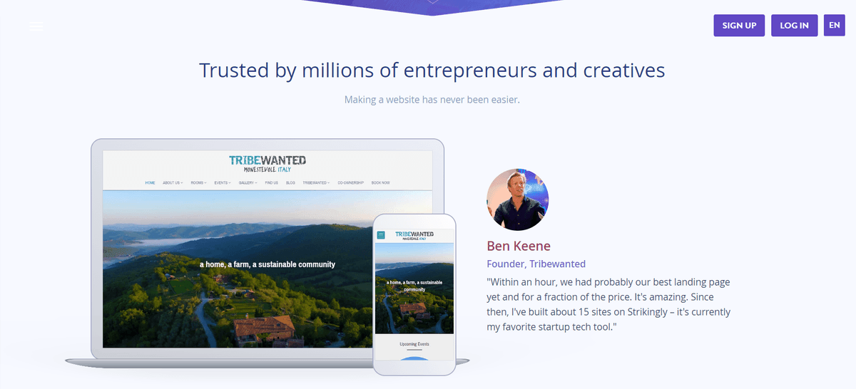 Najlepsze projekty blogów ze Strikingly