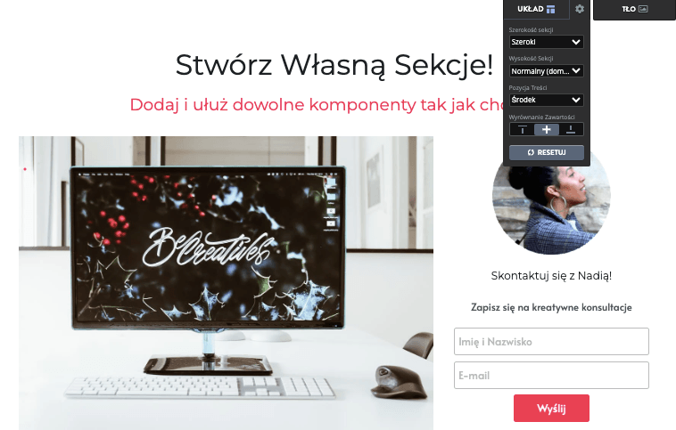 Strikingly Sekcja Zrób-To-Sam