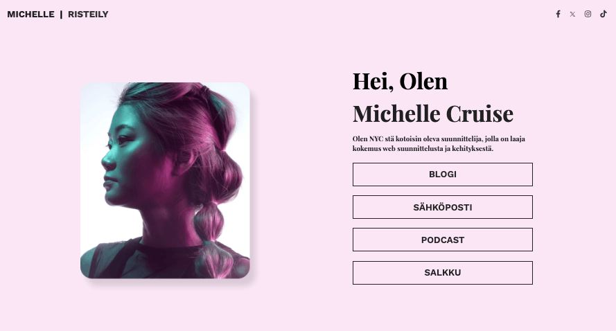 Michelle Cruise -malli Strikinglyltä