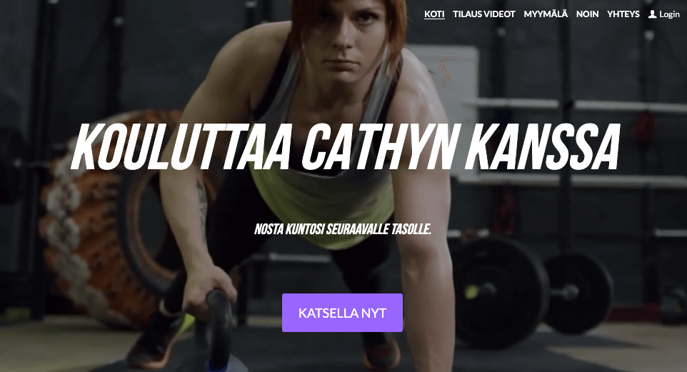 Train with Cathy -malli Strikinglyltä
