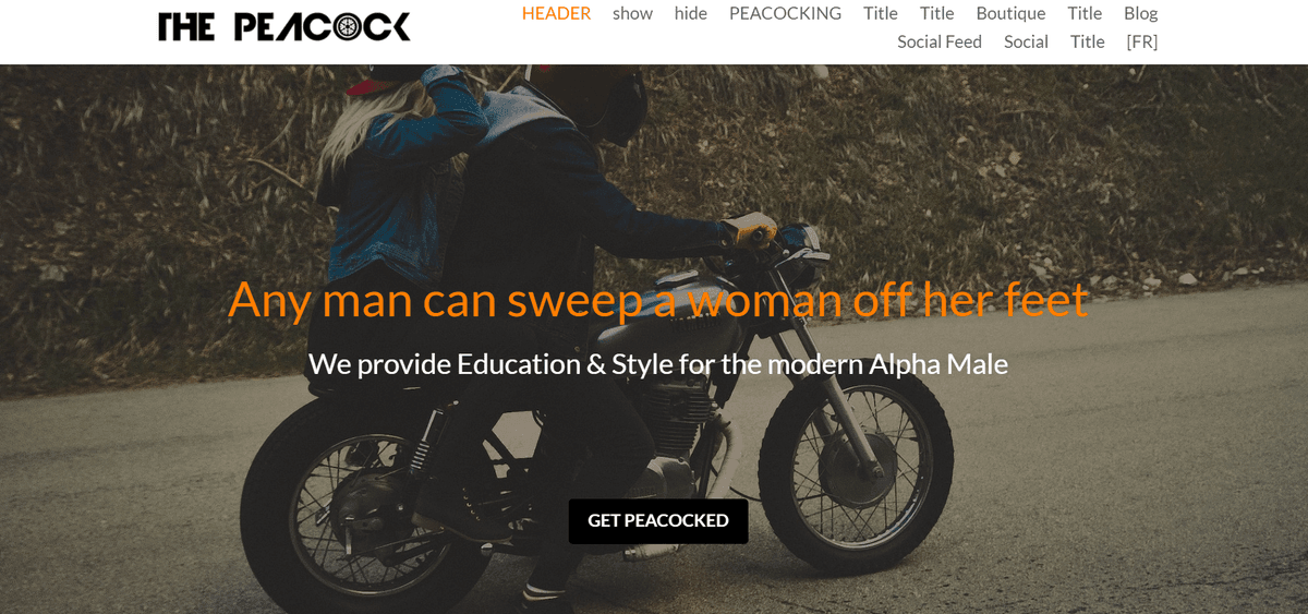 الصورة مأخوذة من استعراض الذكور