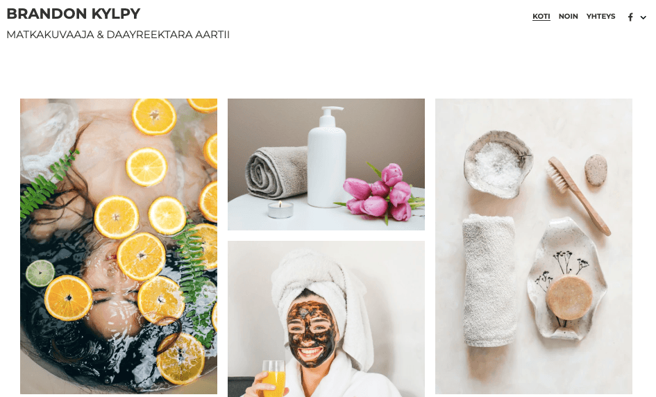 Silmiinpistävän valokuvausportfolion suunnittelu