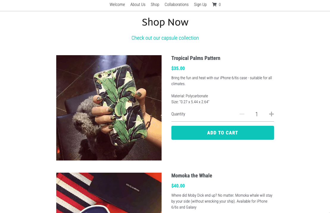 Szablon Yuri's Studio od Strikingly