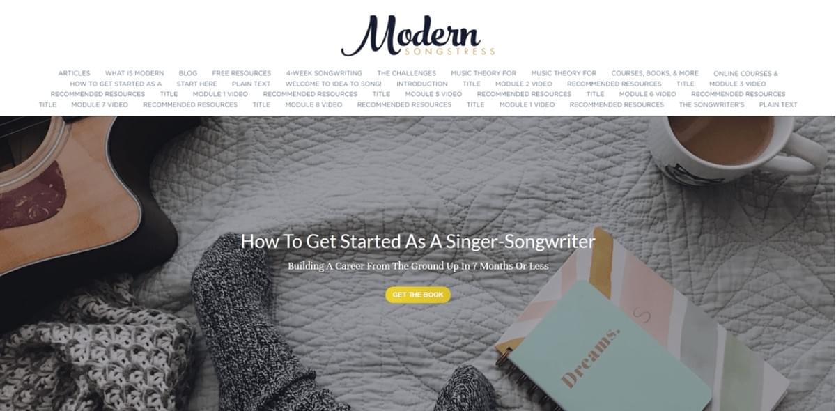 Imagem retirada de Modern Songtress