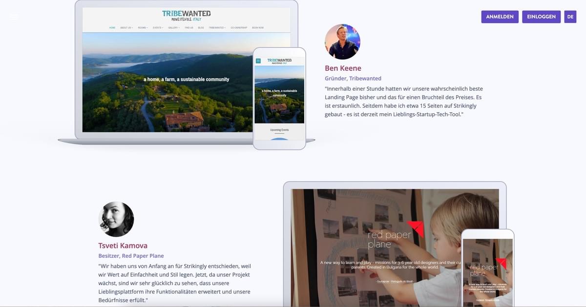 Unvergleichlicher Vergleich von Landing Page Buildern