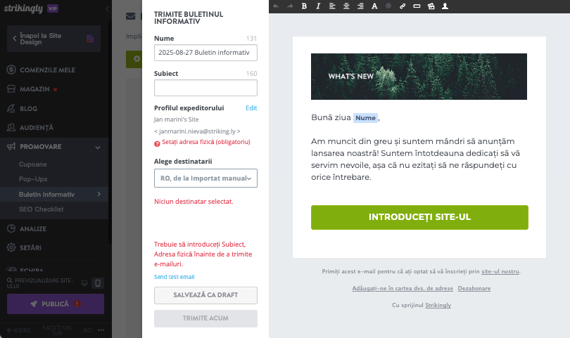 Comunicarea cu clienții 