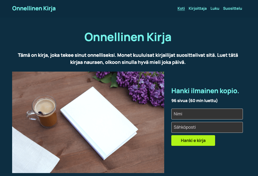 Strikinglyn Happy Book -malli