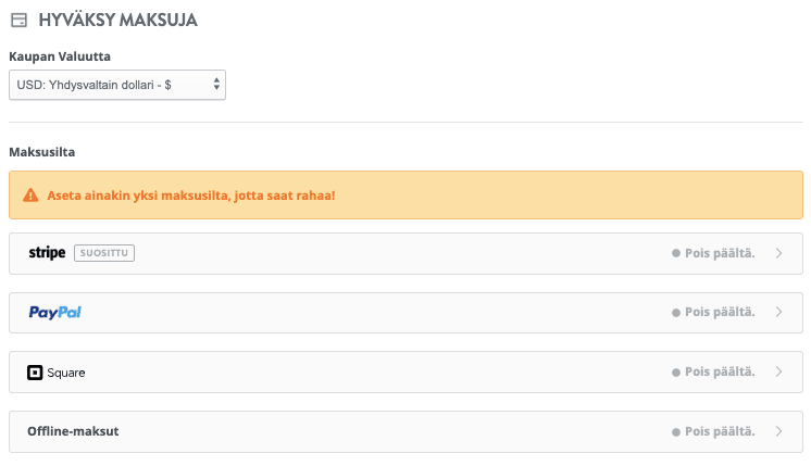 Strikinglyn Useat Maksuvaihtoehdot