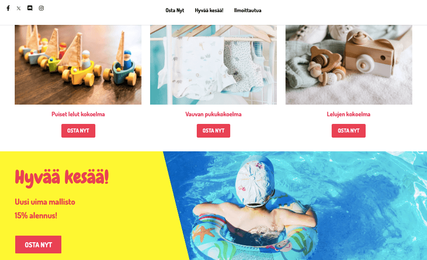 Peggi verkkokauppamalli Strikinglyltä