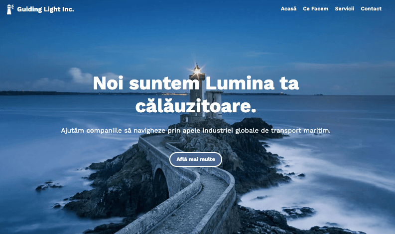 Șablon de zine cu buton de cerere de acțiune