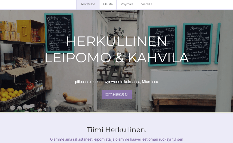 Minimal Store -malli Strikinglyltä