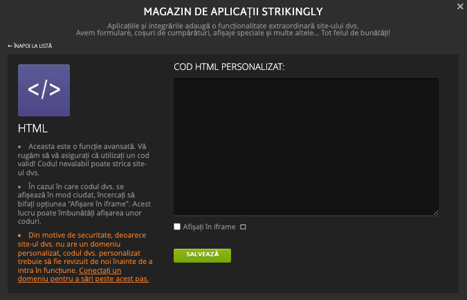  Caracteristici Strikingly pentru AdSense