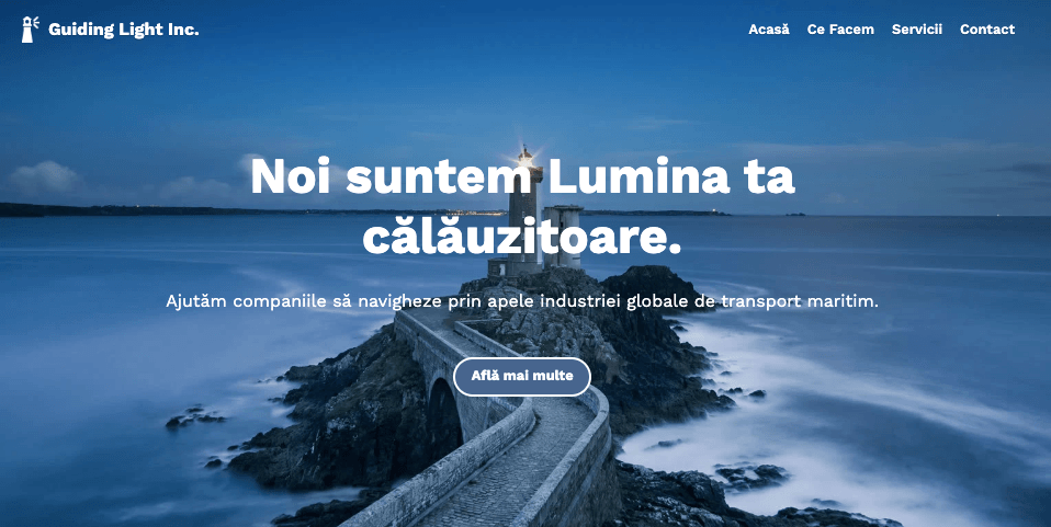 Șablonul de afaceri Zine de la Strikingly