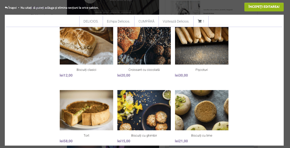 Strikingly pentru antreprenori de succes - Funcții integrate