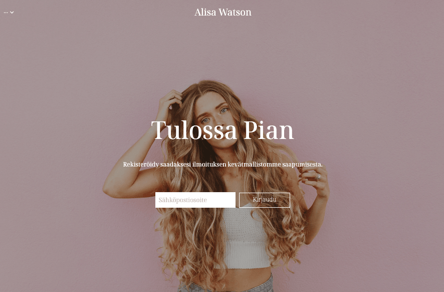 Tulossa pian -malli Strikinglyltä