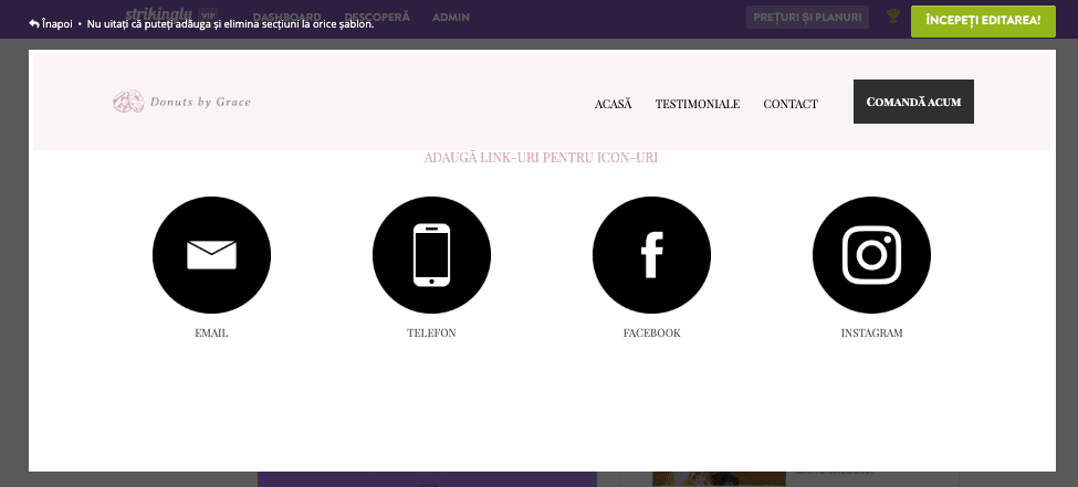 Activează partajarea socială