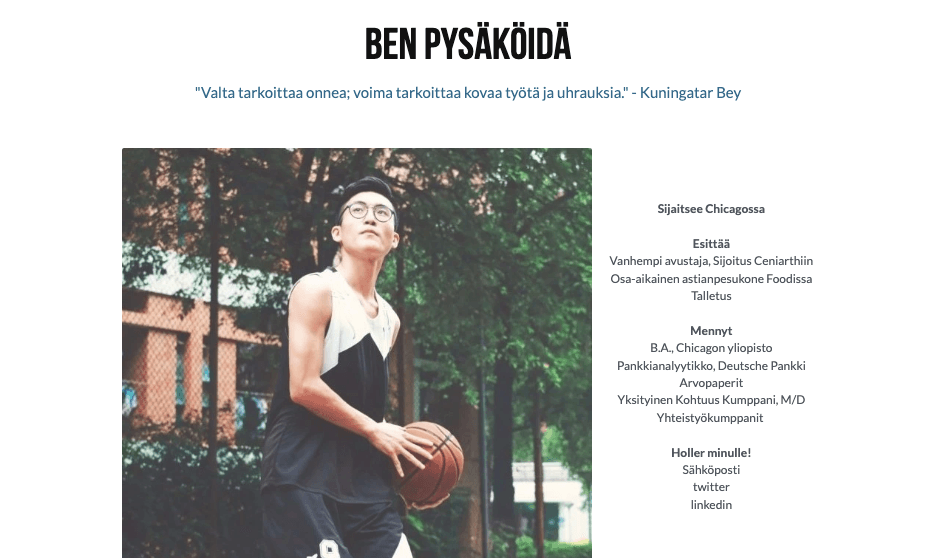 Strikinglyn malliesittely