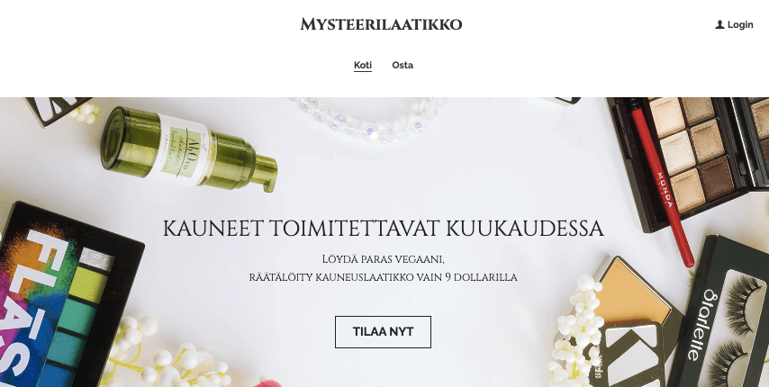 MysteryBox-malli Strikinglystä