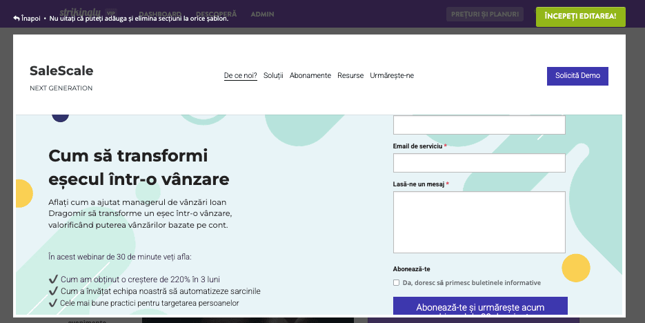 Oferiți suport pentru clienți 