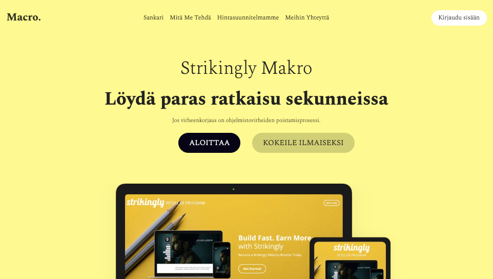 Strikinglyn makromalli