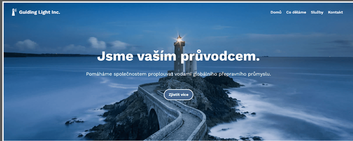 Vizuální vyprávění: Šablona zinu od Strikingly