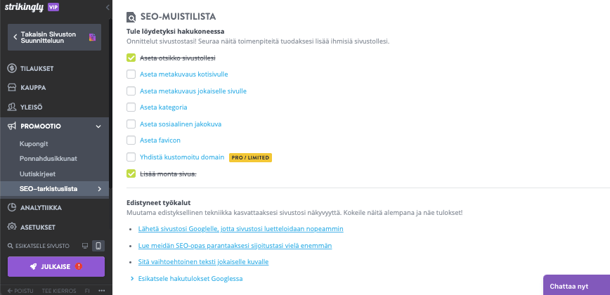 Silmiinpistävästi kotitoimistoideoihin - SEO-optimointi