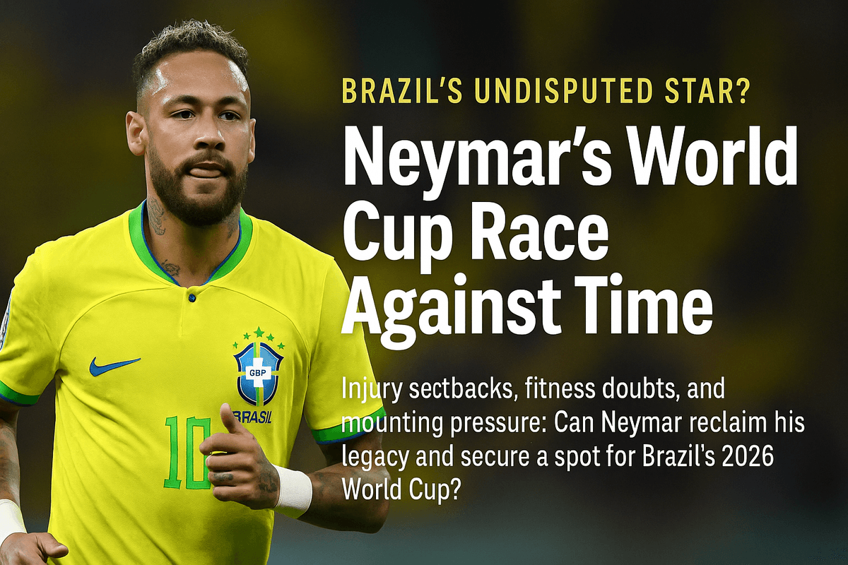 Brazil’s Undisputed Star? Neymar’s World Cup Race Again...