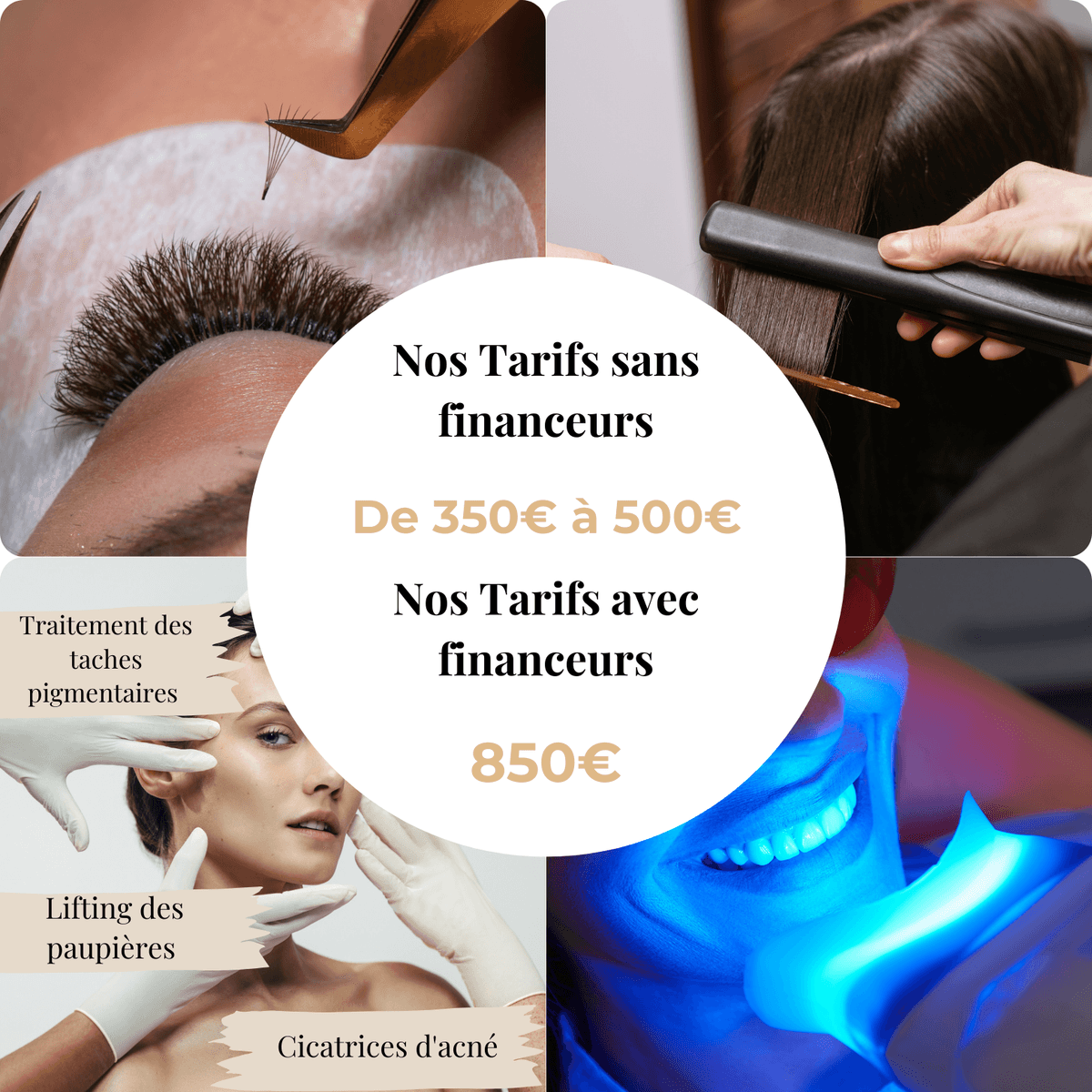 Tarifs des formations esthétiques chez Studio Beauté Formation – Formations en blanchiment dentaire, lissage capillaire, lifting coréen  , mcronnedling , rehaussement  de cils et soins avancés , lipocavitation , madothérapie , 