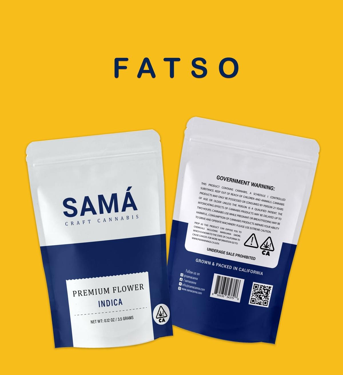 Sama Craft Cannabis Fatso 3.5g Pouch