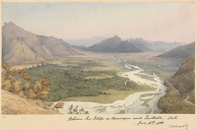 640px-Edward_Gennys_Fanshawe,_Between_San_Felipe_de_Aconcagua_and_Quillota_Chile-1851-royal-museum-greenwich