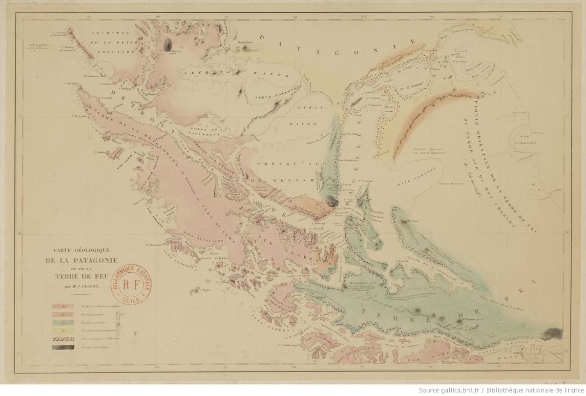 Carte_géologique_de_la_Patagonie_M-J-Grange-BNF-Gallica