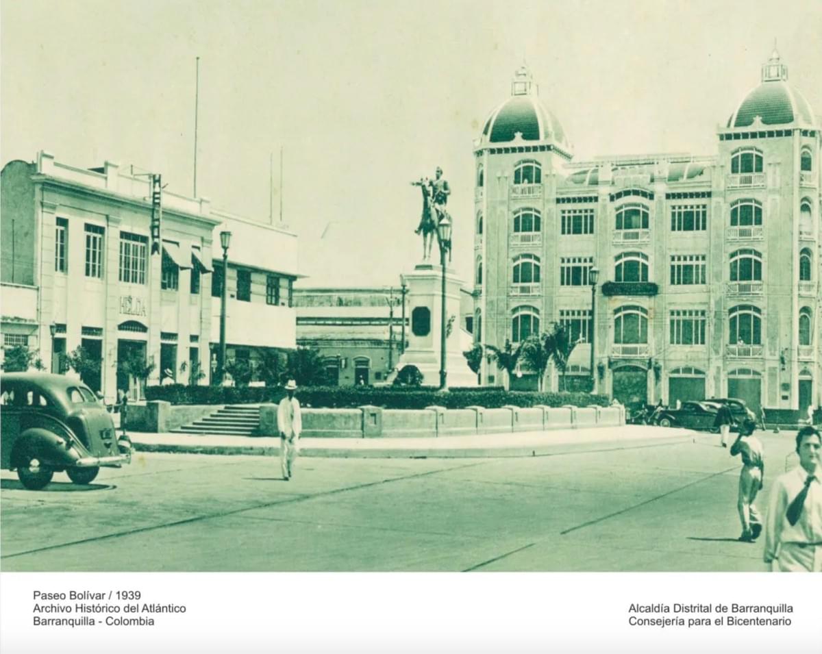 archivo-historico-del-atlantico-paseo-bolivar-1939-barranquilla-colombia
