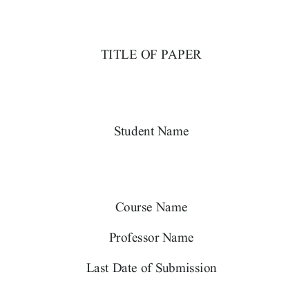 Experts’ Guide to Drafting an Assignment Cover Page