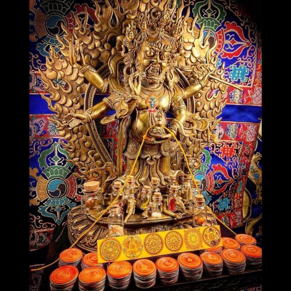 Six-Armed Mahakala Tibetan Buddhist Deity Art Six-Armed Mahakala Tibetan Buddhist Deity Art