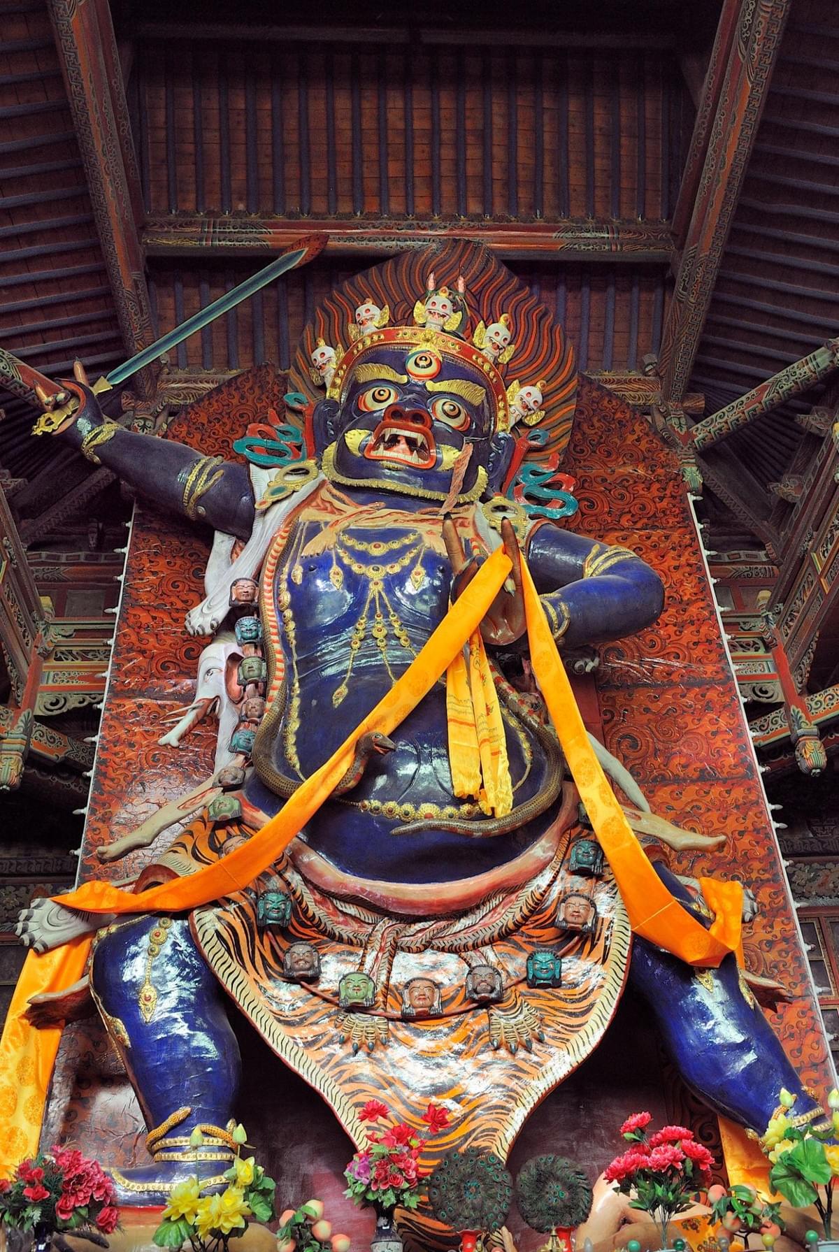 Six-Armed Mahakala Tibetan Buddhist Deity Art Six-Armed Mahakala Tibetan Buddhist Deity Art