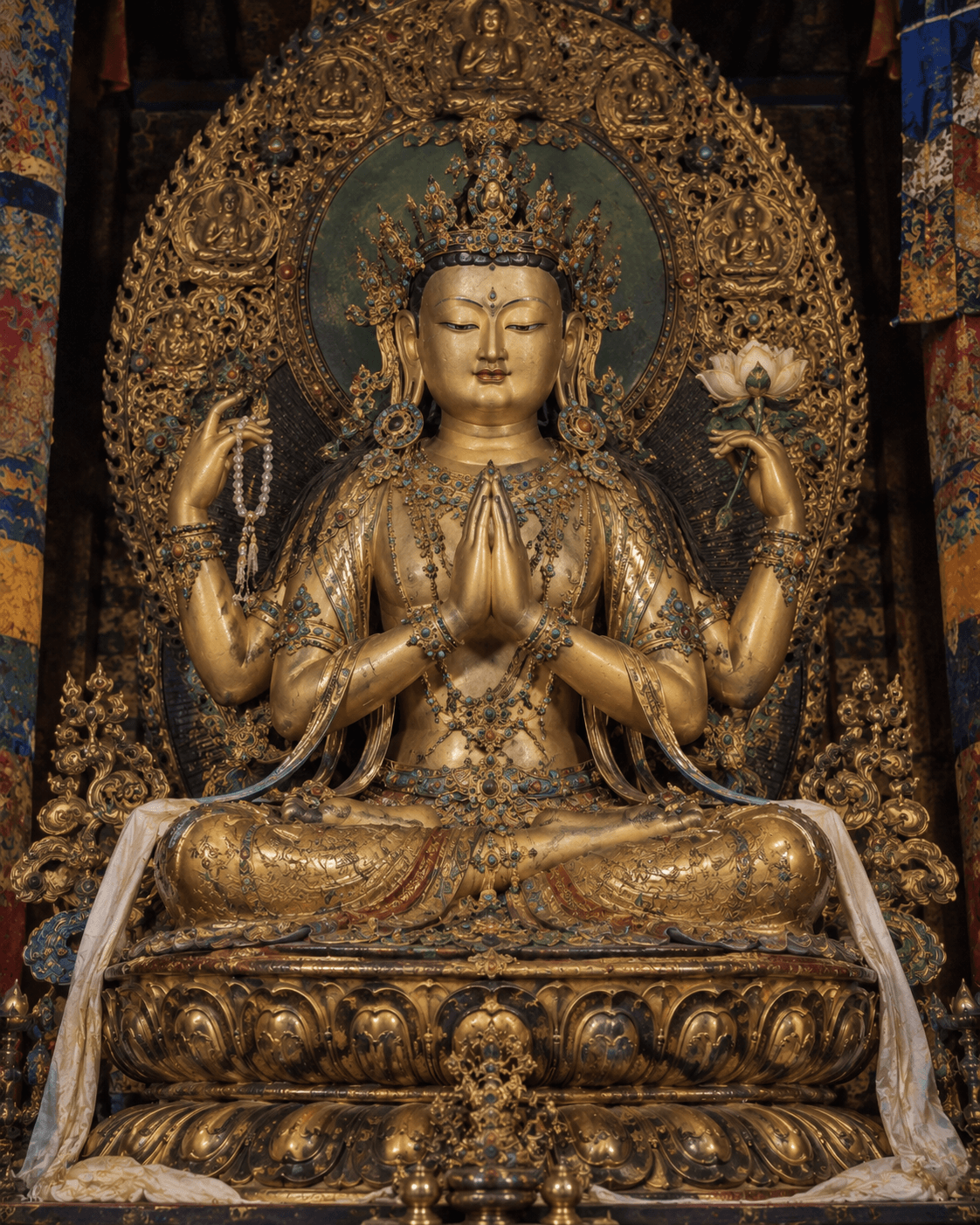 Six-Armed Mahakala Tibetan Buddhist Deity Art Six-Armed Mahakala Tibetan Buddhist Deity Art