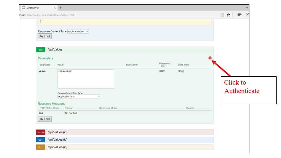 Swagger UI in ASP.NET Web API - ASPNET Web API Swagger ...