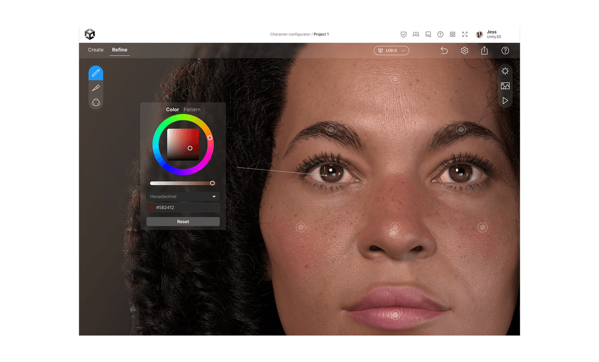 UNITY: Digital Humans lite - 3D Character Generator.