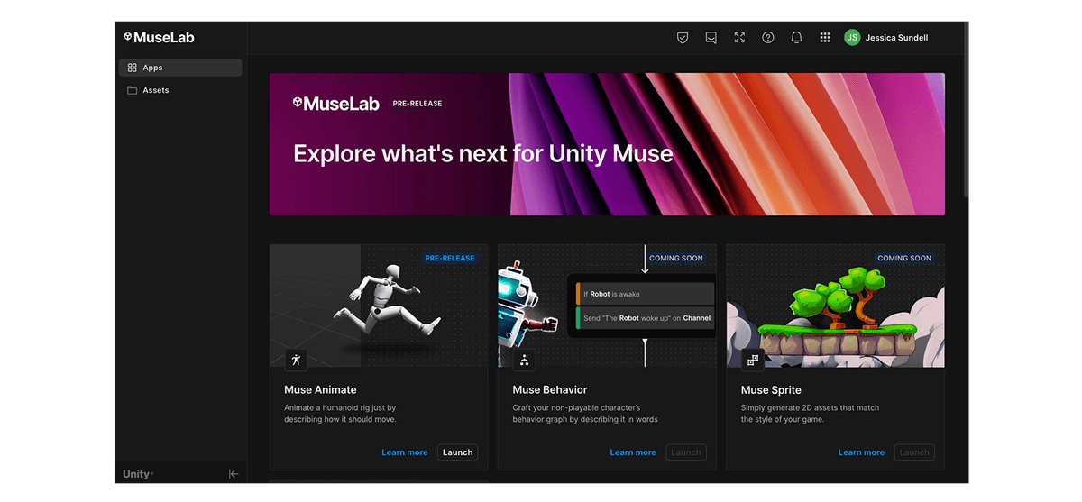 UNITY: Muse Animate - GenAI Text-To-Animation tool