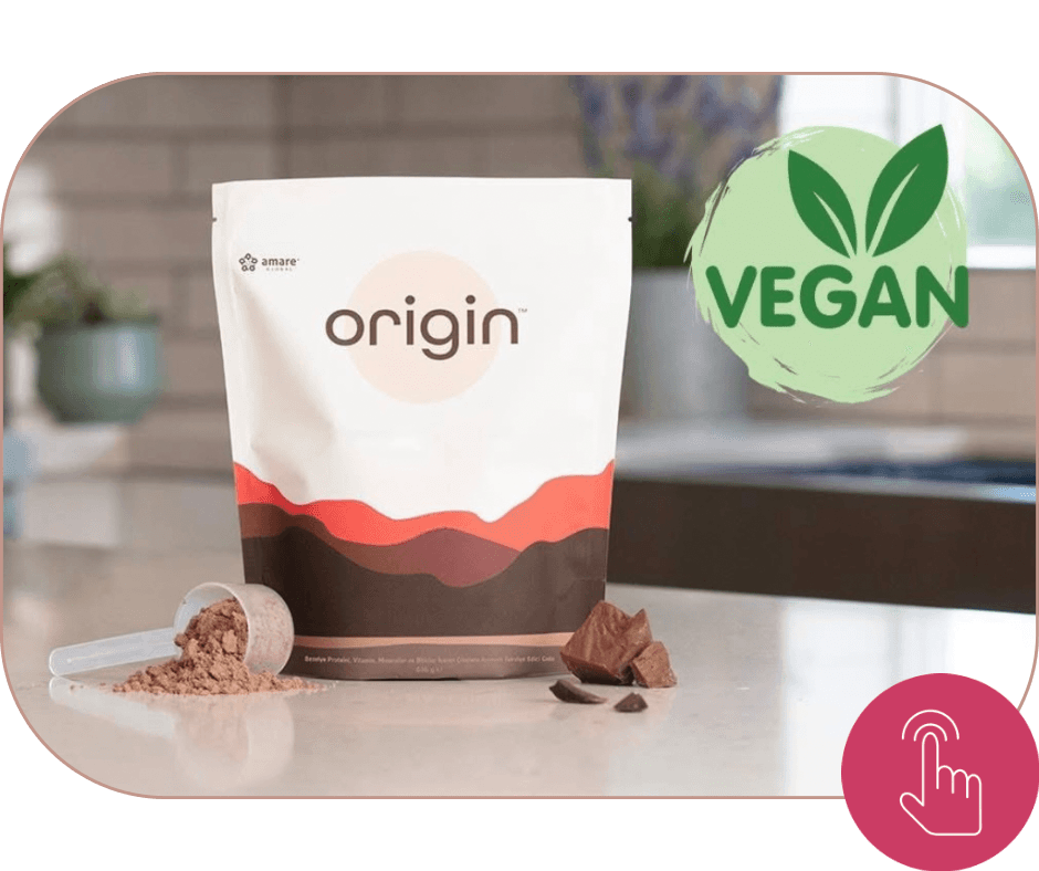 Origin plant-based vegan protein amare
