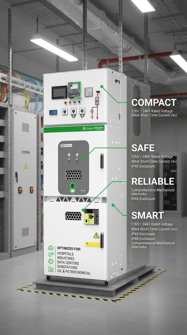 3. MVnex-12 550mm Wide Air-Insulated Switchgear