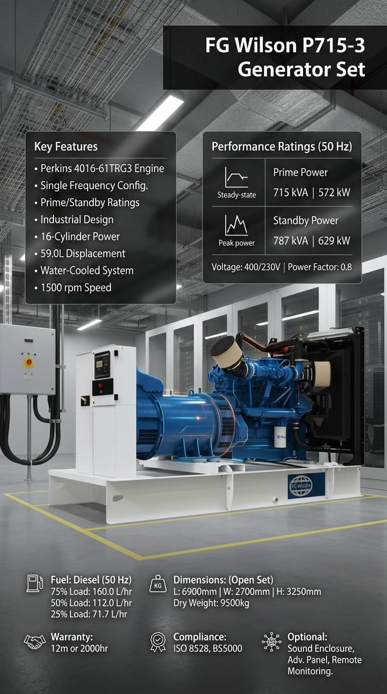 FG Wilson P715-3 Generator Set
