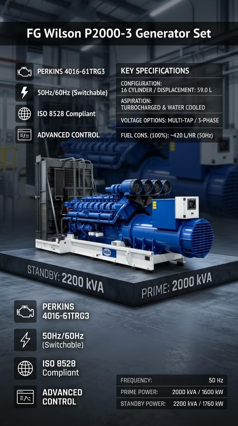 FG Wilson P2000-3 Generator Set